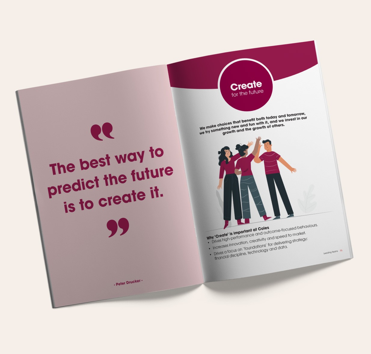 Graphic depicting a color palette of Stone Brown, Dark Navy, Beige, and Cream White along with corresponding hex color codes.