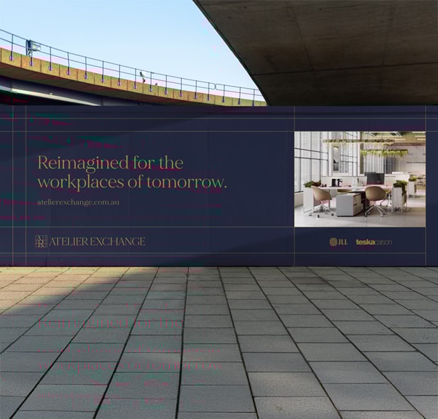 Graphic of a typography specimen showing the alphabet and numerals on top of a dark gray background.